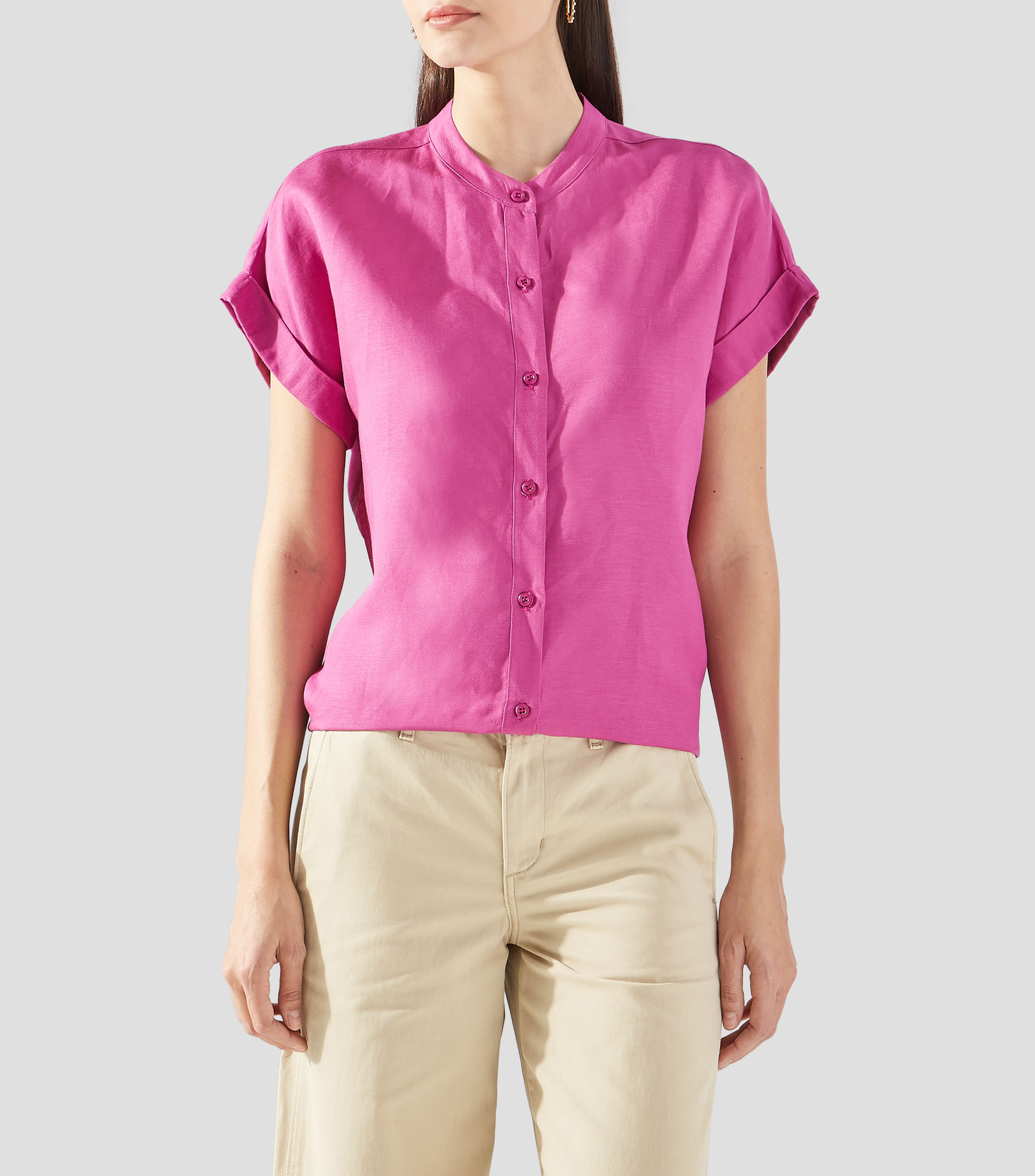Blusa Manga Corta Mujer